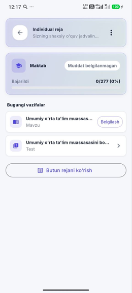 Kunlik reja